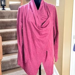 LOGO Lori Goldstein zip Cardigan!! Size M